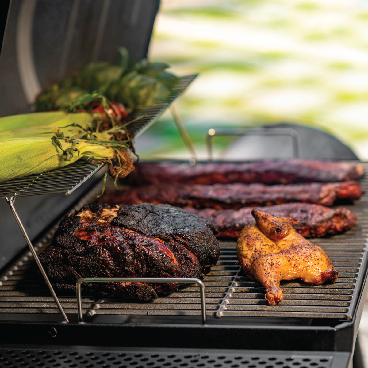 Smokin’ Champ® Barrel Grill and Offset Smoker