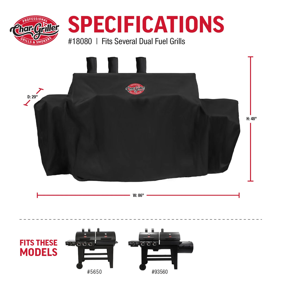 Dual Fuel Grill Cover