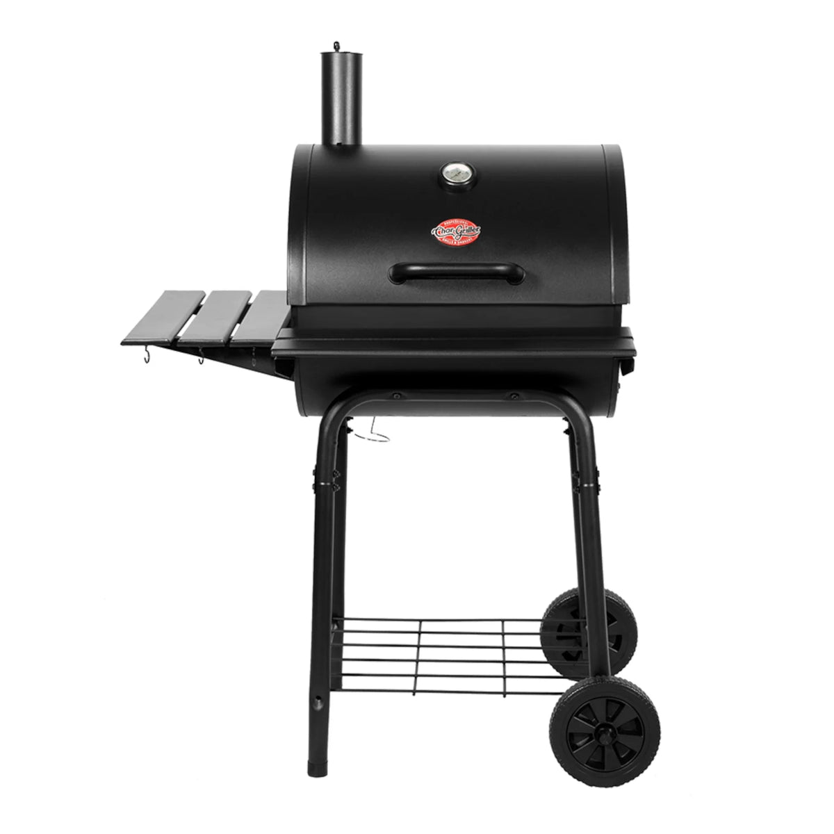 Wrangler® Charcoal Grill with Metal Shelves