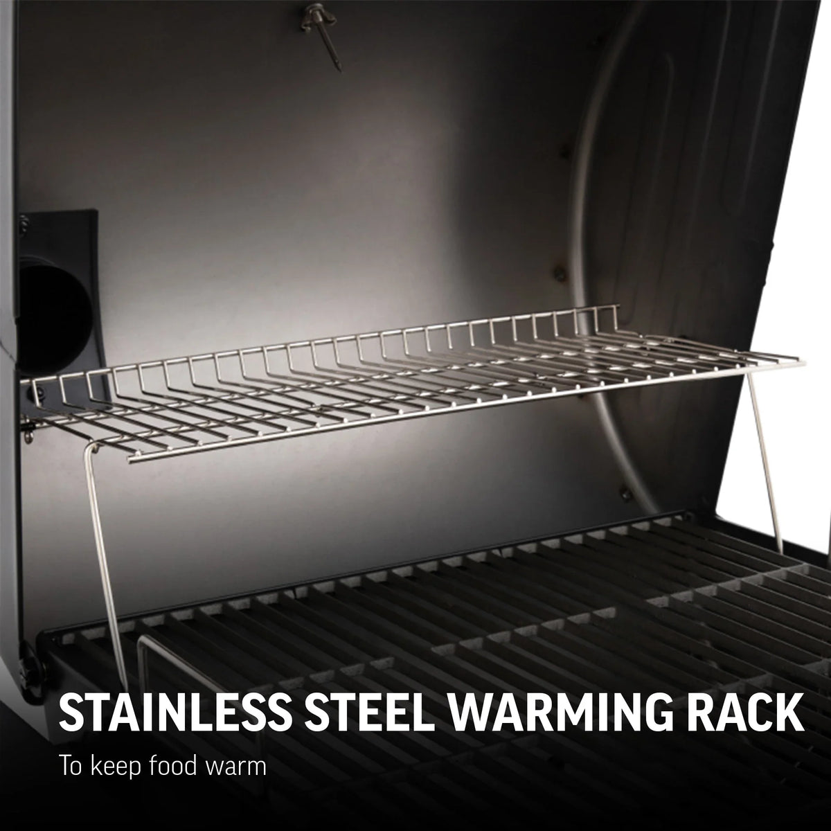Wrangler® Charcoal Grill with Metal Shelves