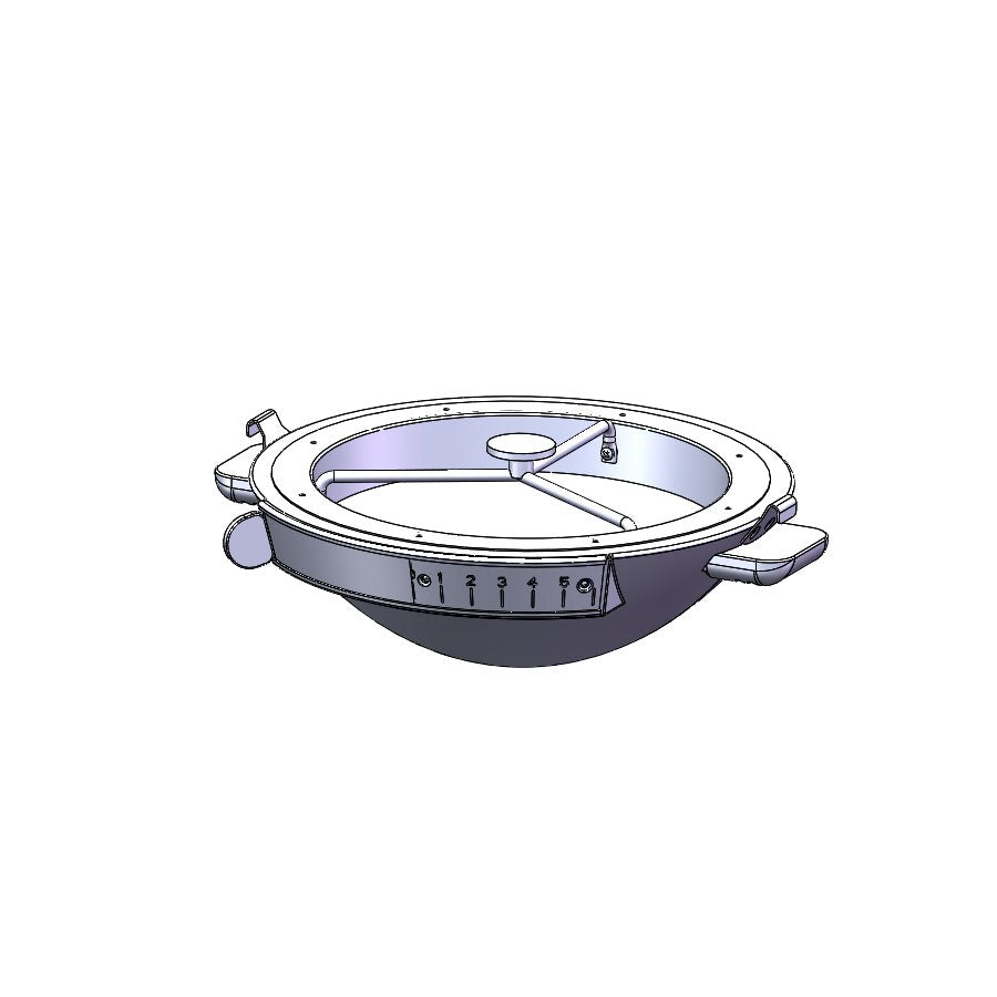 Ash Pan Assy, Black, Mini Kamado (6714)