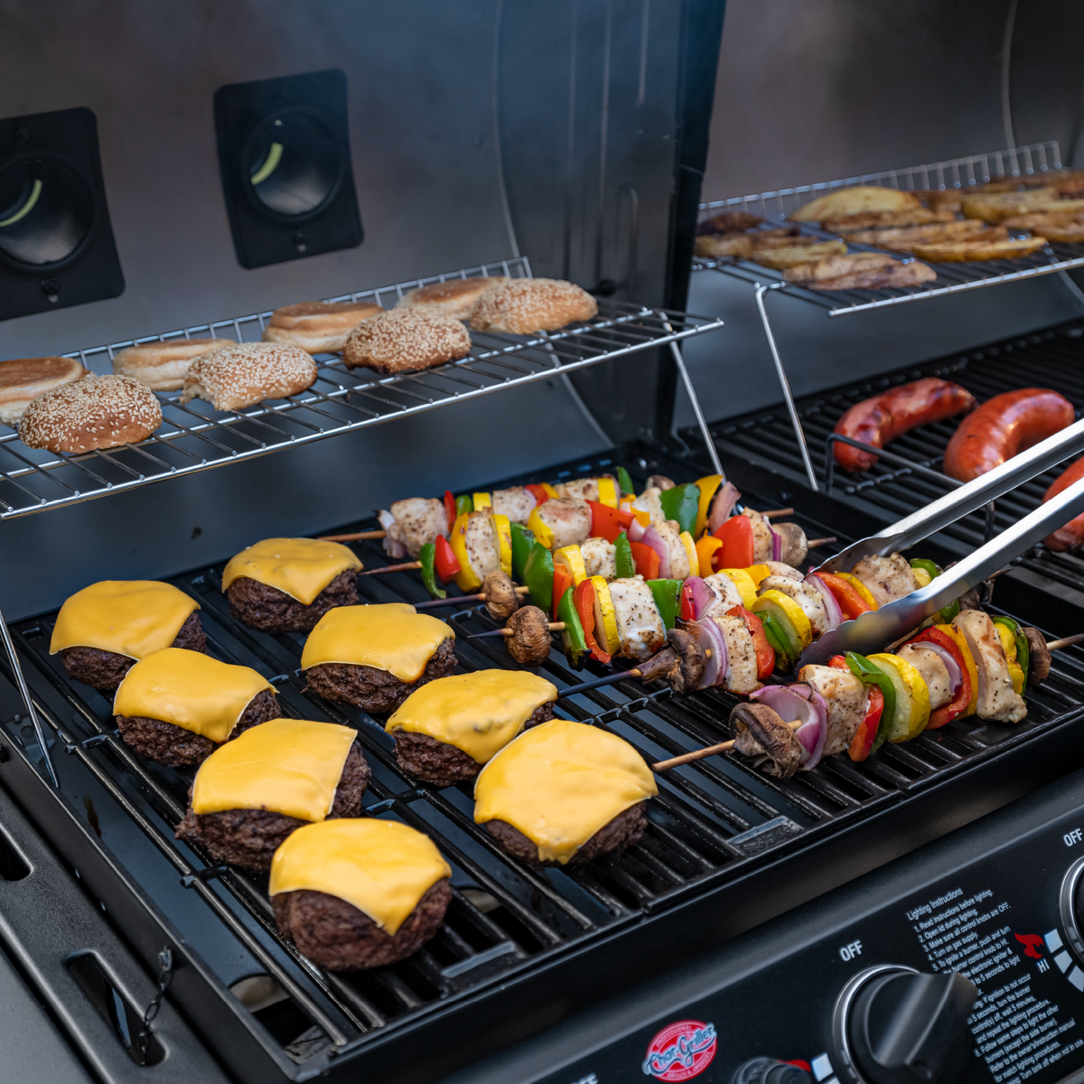 Double Play® Gas & Charcoal Grill