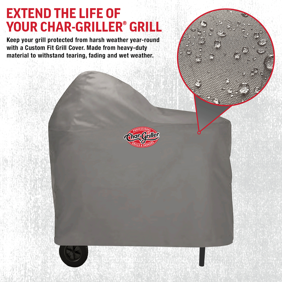 Universal 20-inch Kamado Cart-Style Grill Cover