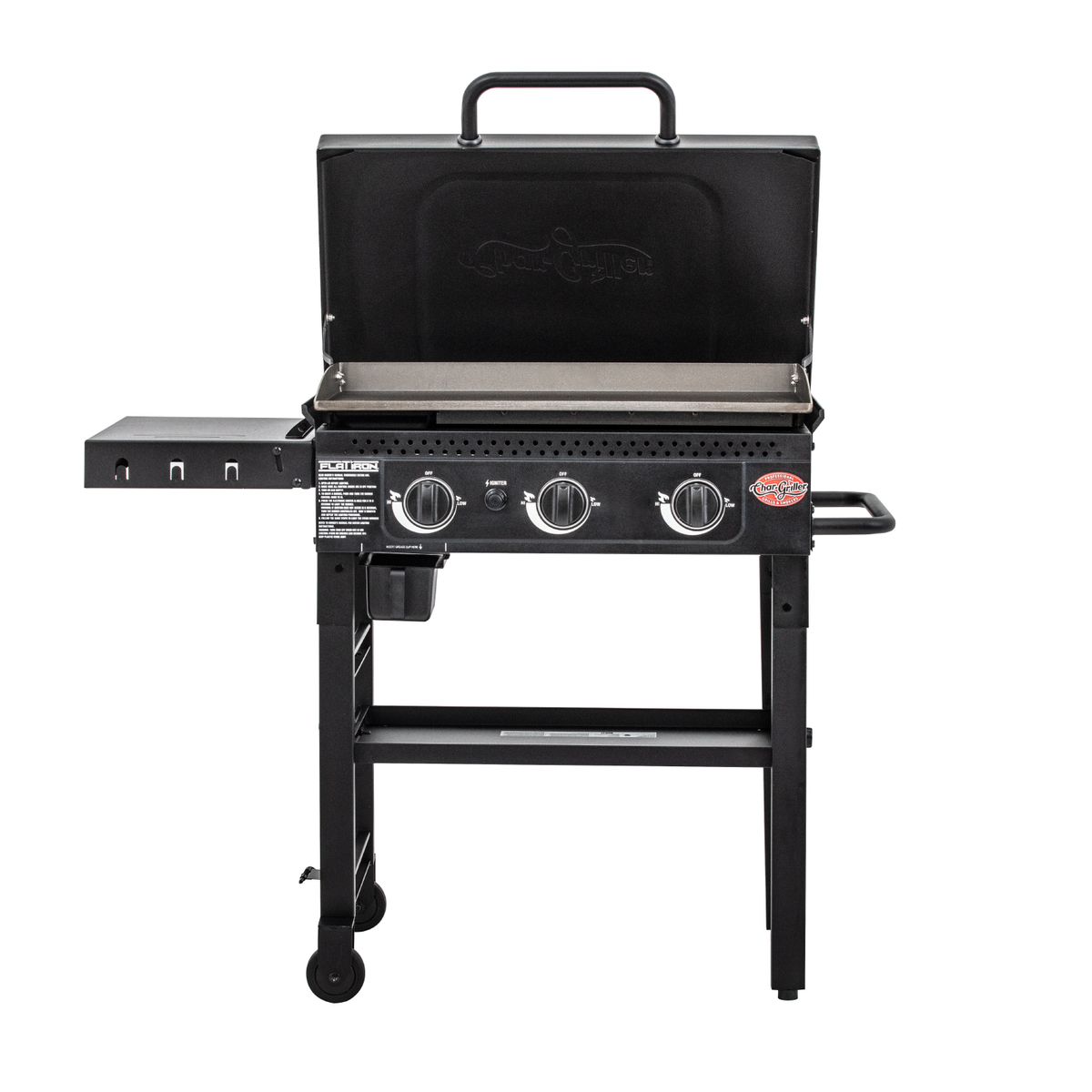 3-Burner Flat Iron® Gas Griddle (Black)