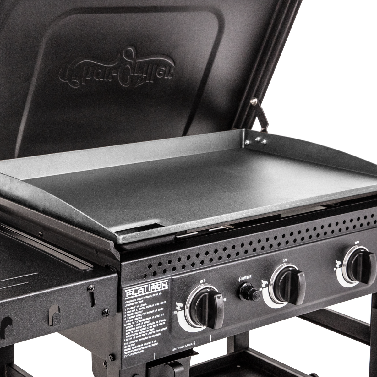 3-Burner Flat Iron® Gas Griddle (Black)