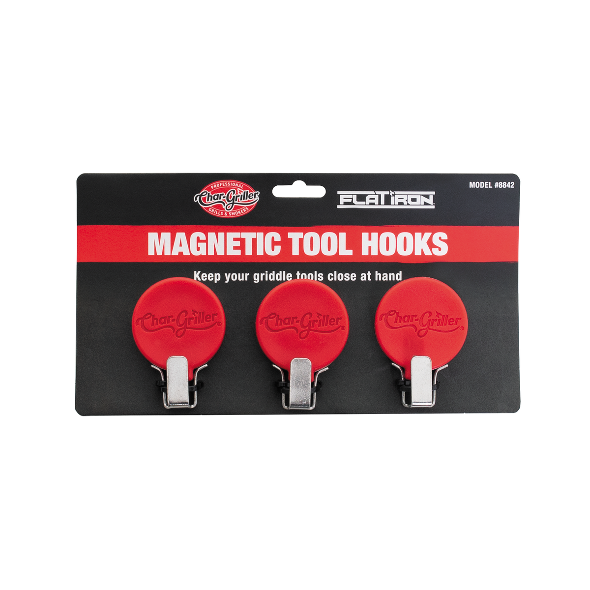 Magnetic Tool Hooks - 3pk