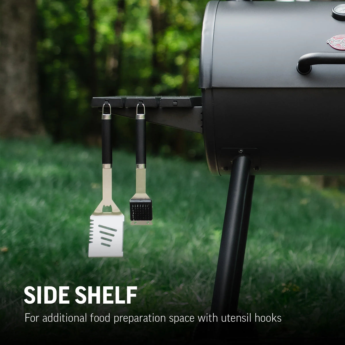 Smokin' Pro™ Barrel Grill and Offset Smoker