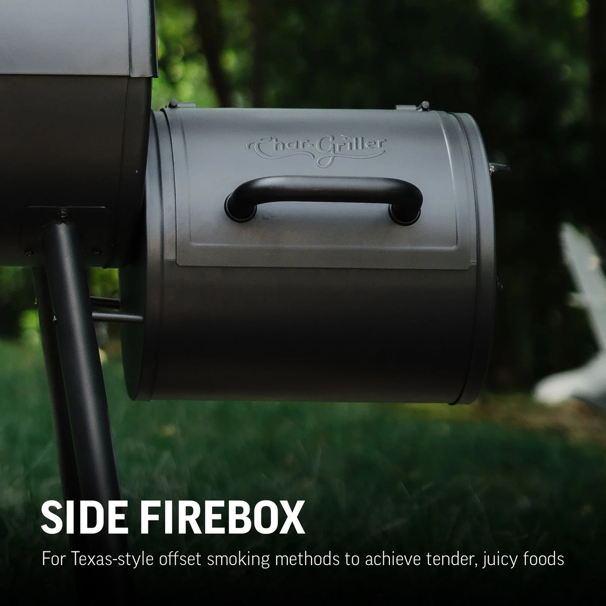Smokin' Pro™ Barrel Grill and Offset Smoker
