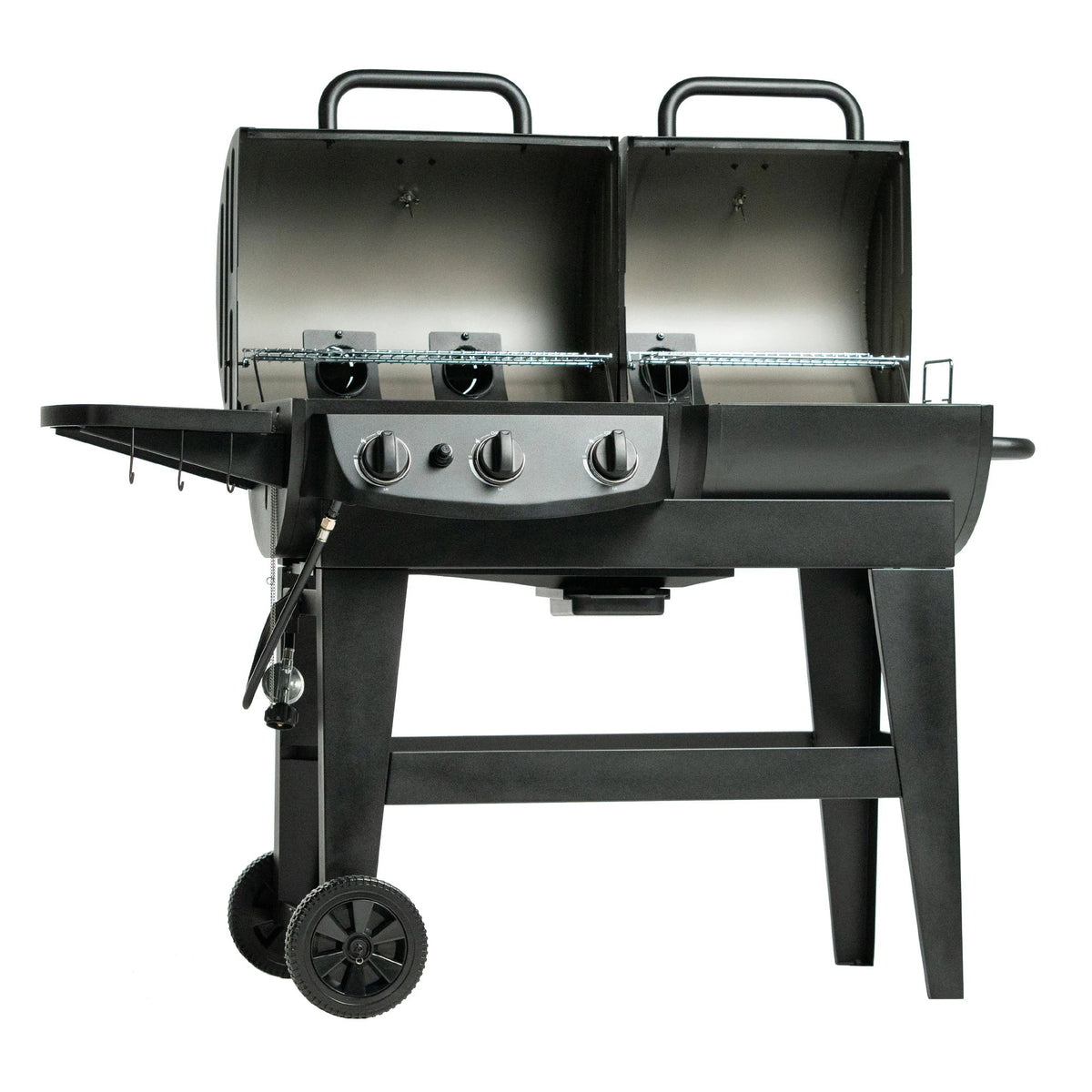 Dual-Fuel Pro™ 3-Burner Gas and Charcoal Grill and Smoker