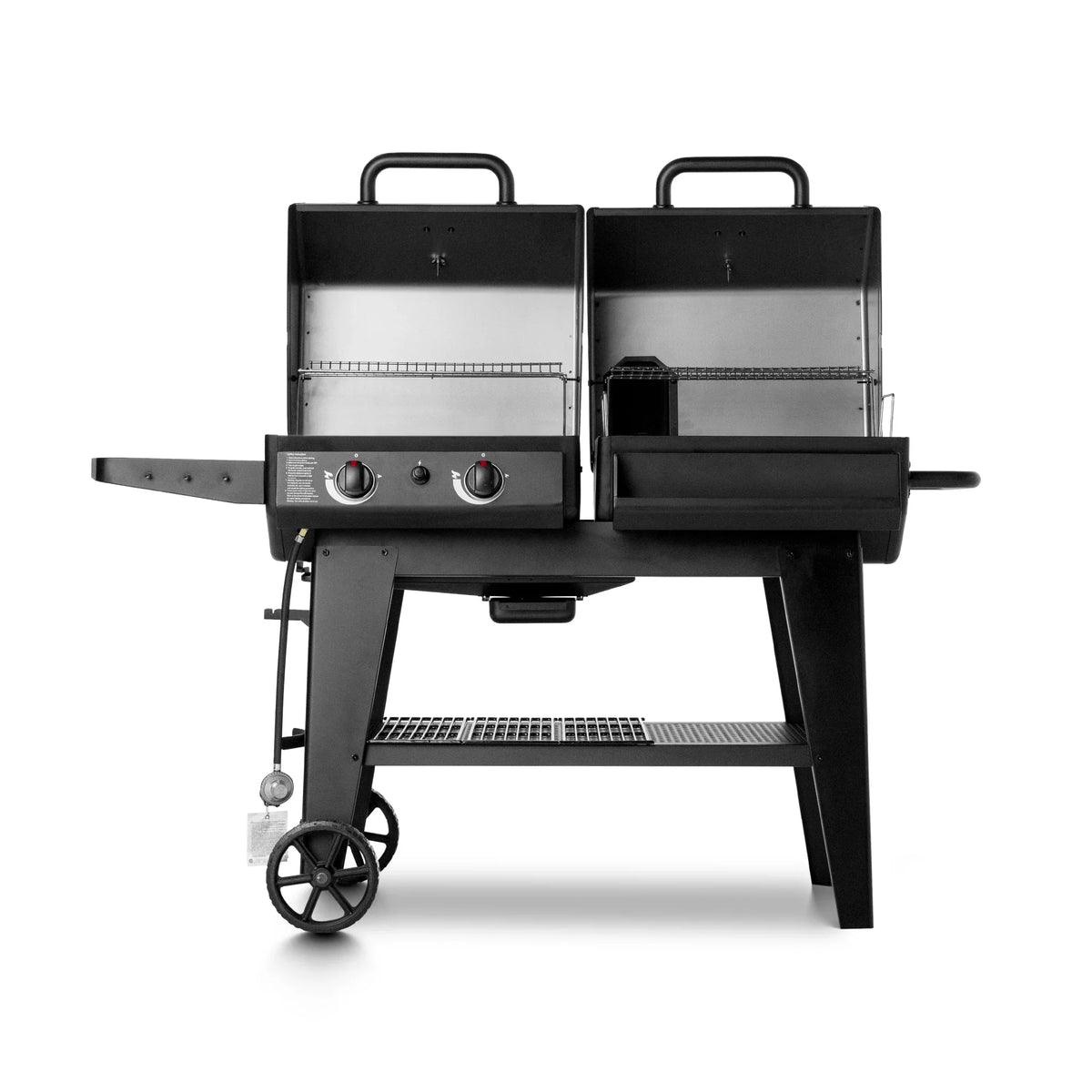 FlexFuel™ Gas and Charcoal Grill and Smoker