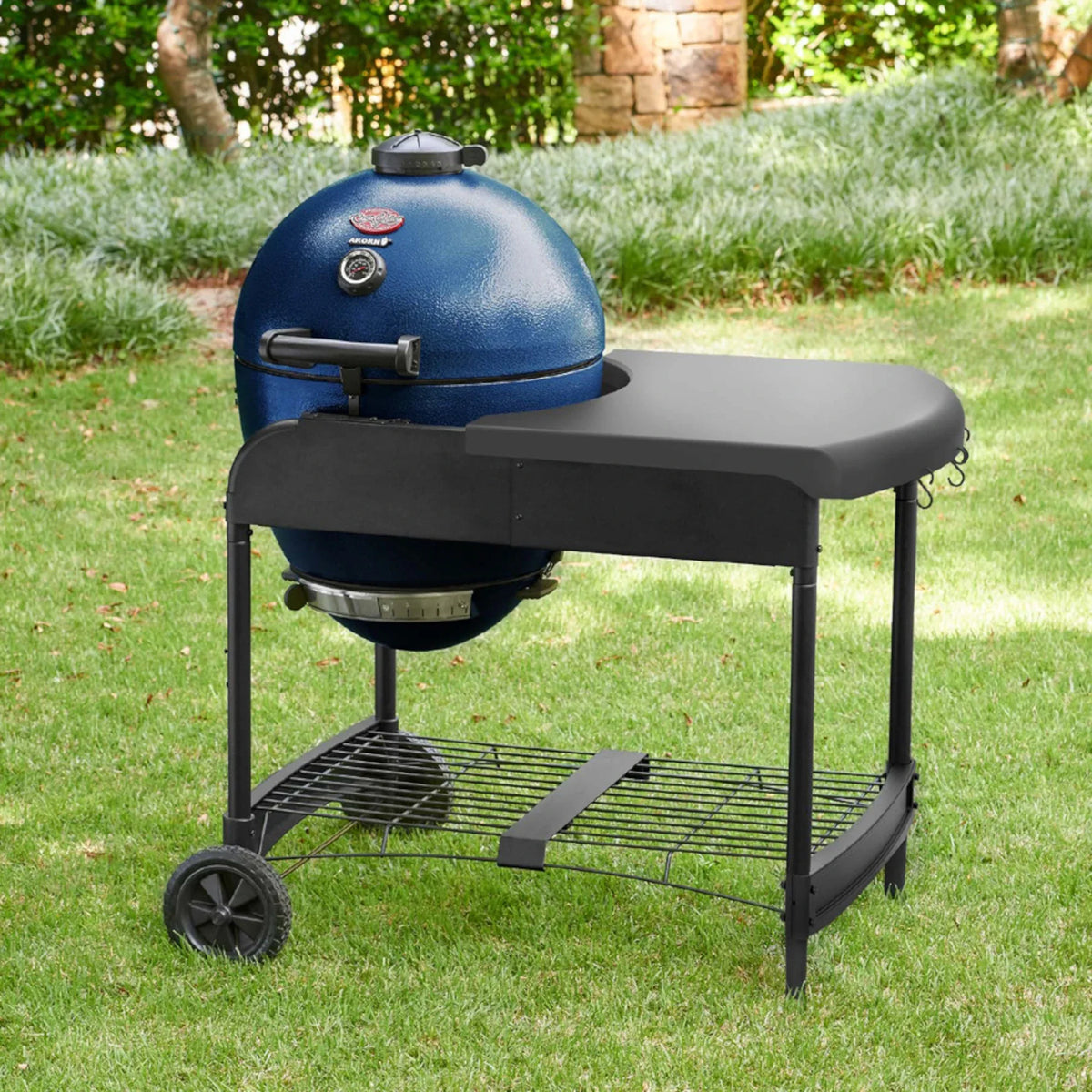 AKORN® Kamado Grill with Cart, Sapphire