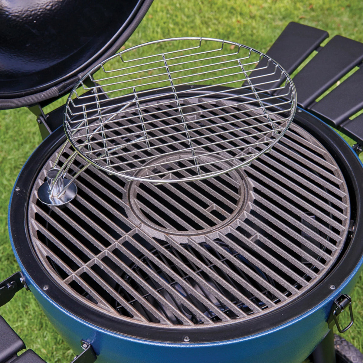 AKORN® Kamado Charcoal Grill, Sapphire Blue