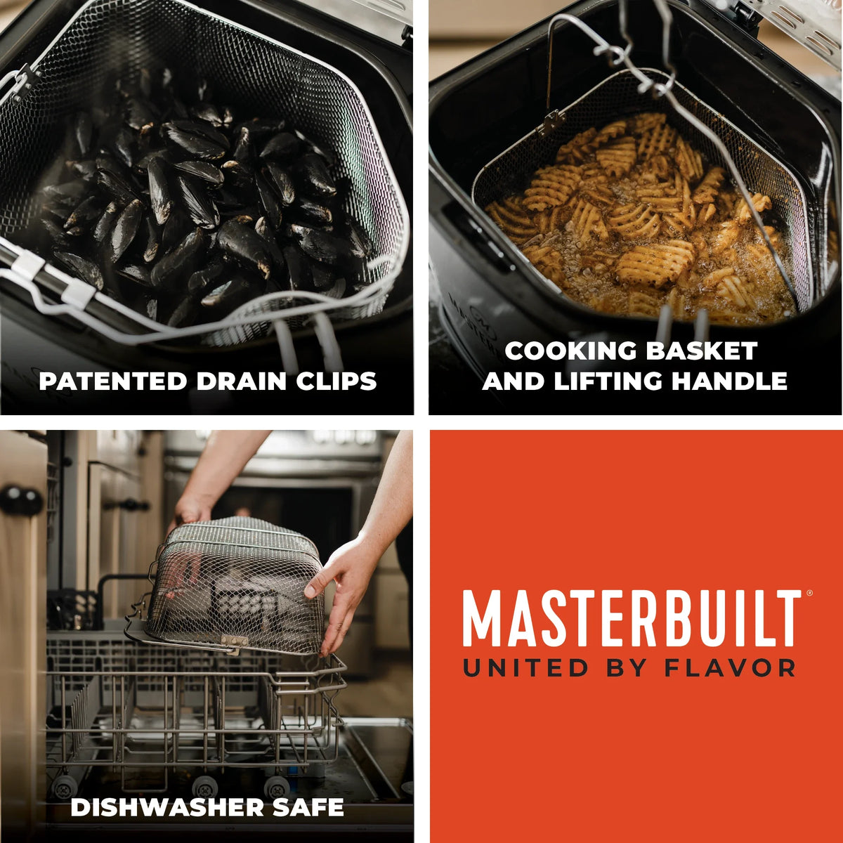 10L XL Electric Fryer, Boiler and Steamer