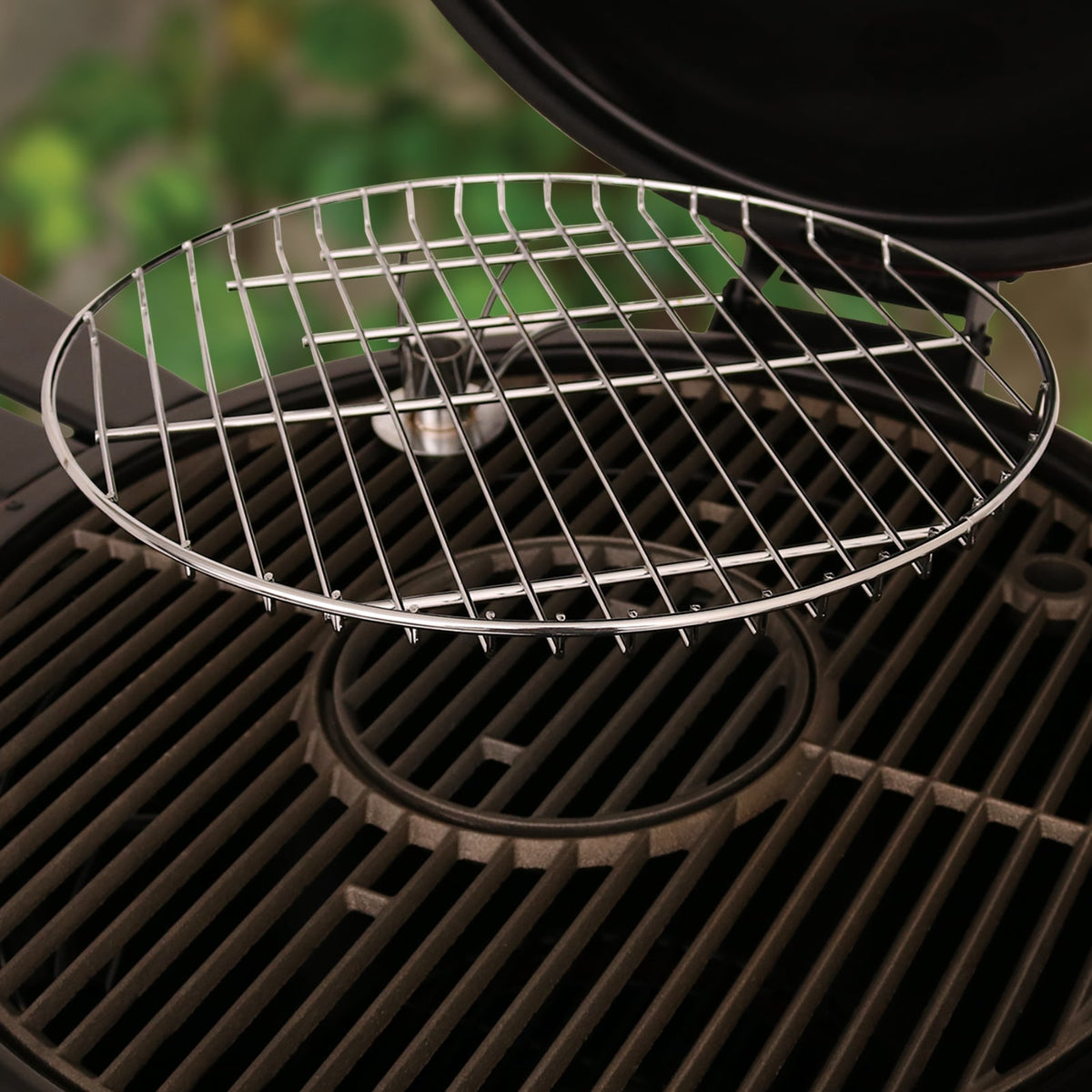 AKORN® Kamado Grill, Cover, Smokin' Stone, Chimney Bundle