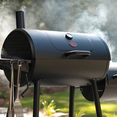 Smokin’ Champ® Barrel Grill and Offset Smoker