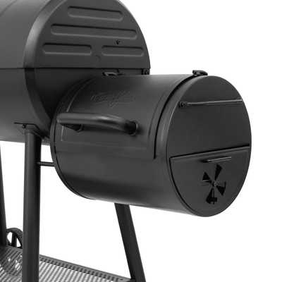 Smokin’ Champ® Barrel Grill and Offset Smoker