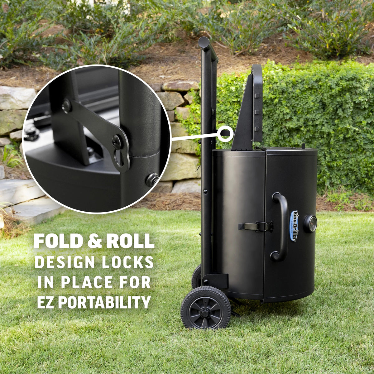 King-Griller™ Gambler™ Portable Charcoal Grill