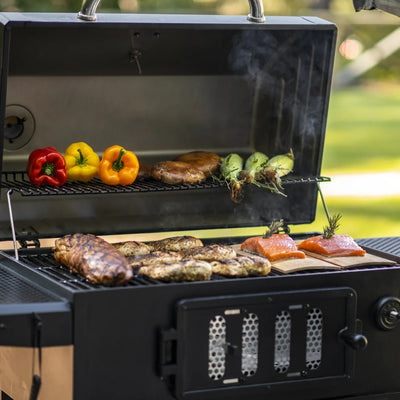 Char-Griller Classic Cart Style Charcoal Grill