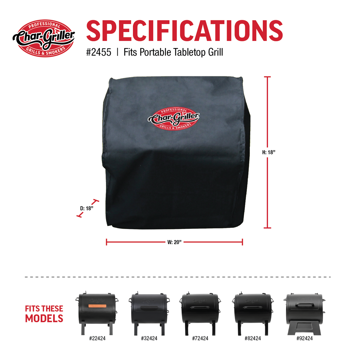 Side Fire Box Grill Cover