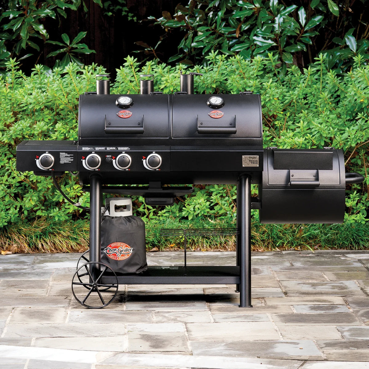 Texas Trio® Gas & Charcoal Grill