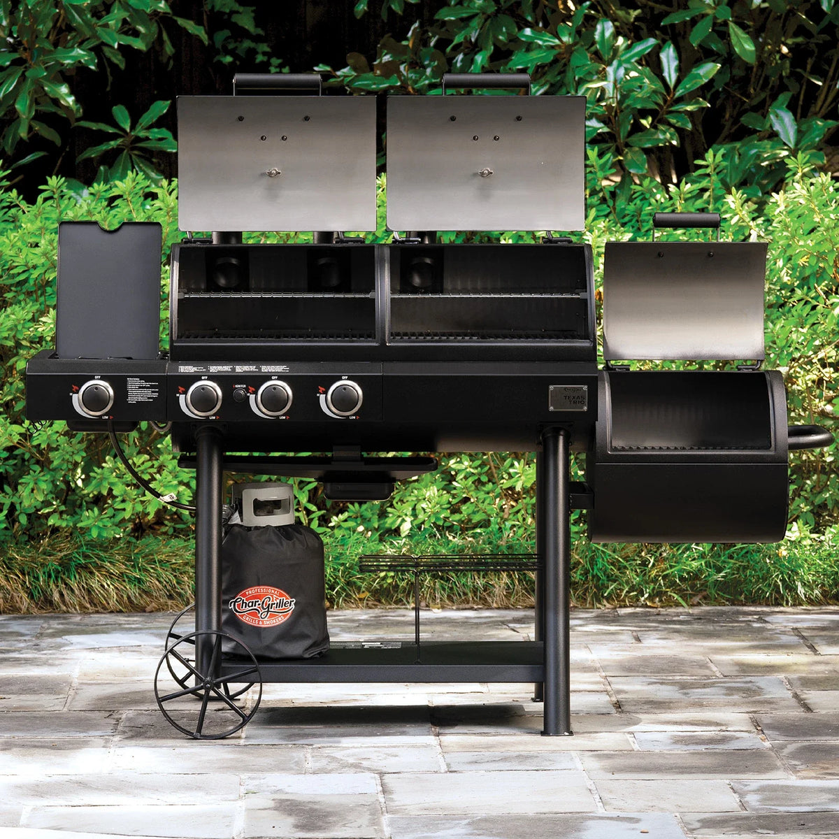 Texas Trio® Gas & Charcoal Grill