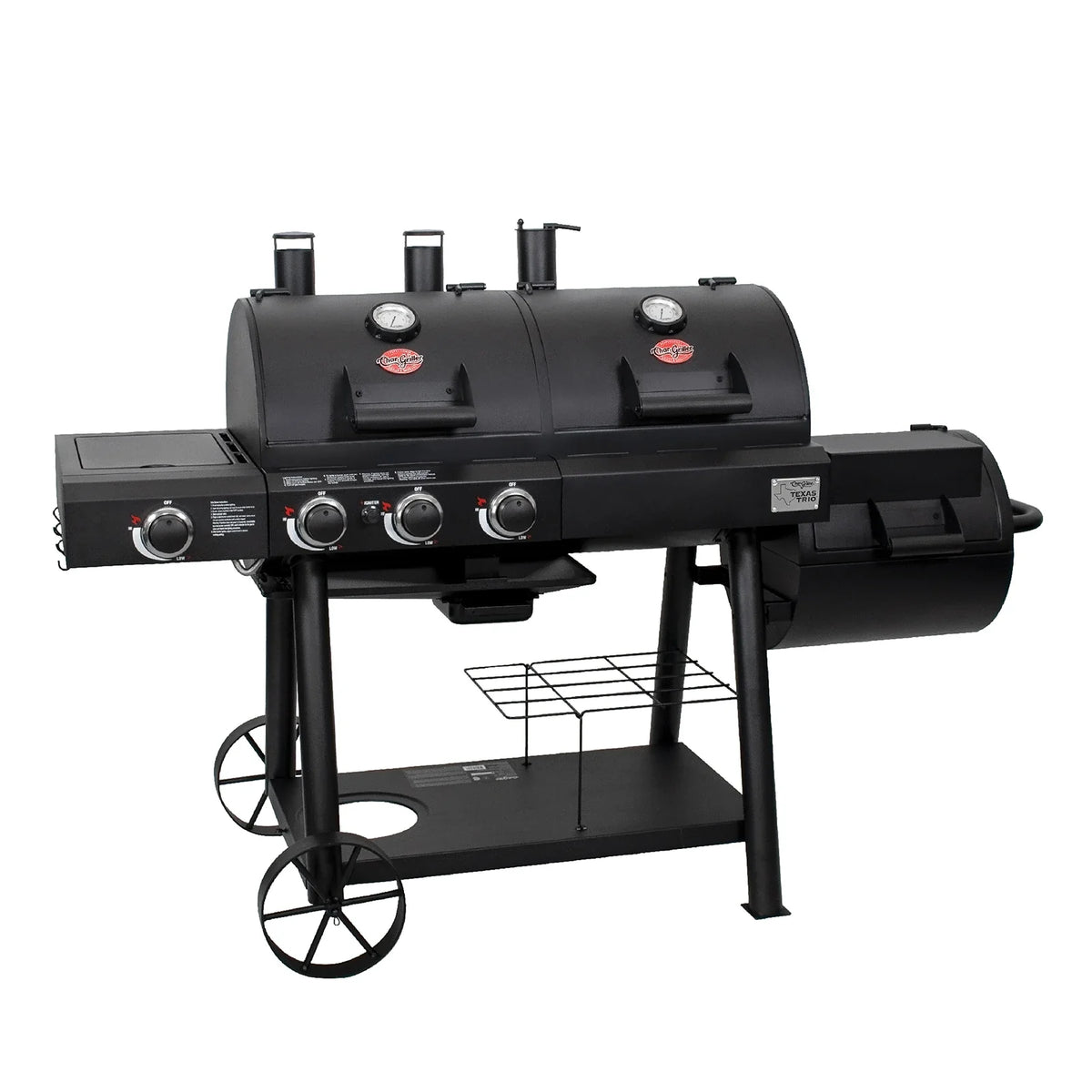 Texas Trio® Gas & Charcoal Grill