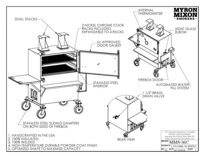 H2O Water Smoker - Myron Mixon Smokers-36