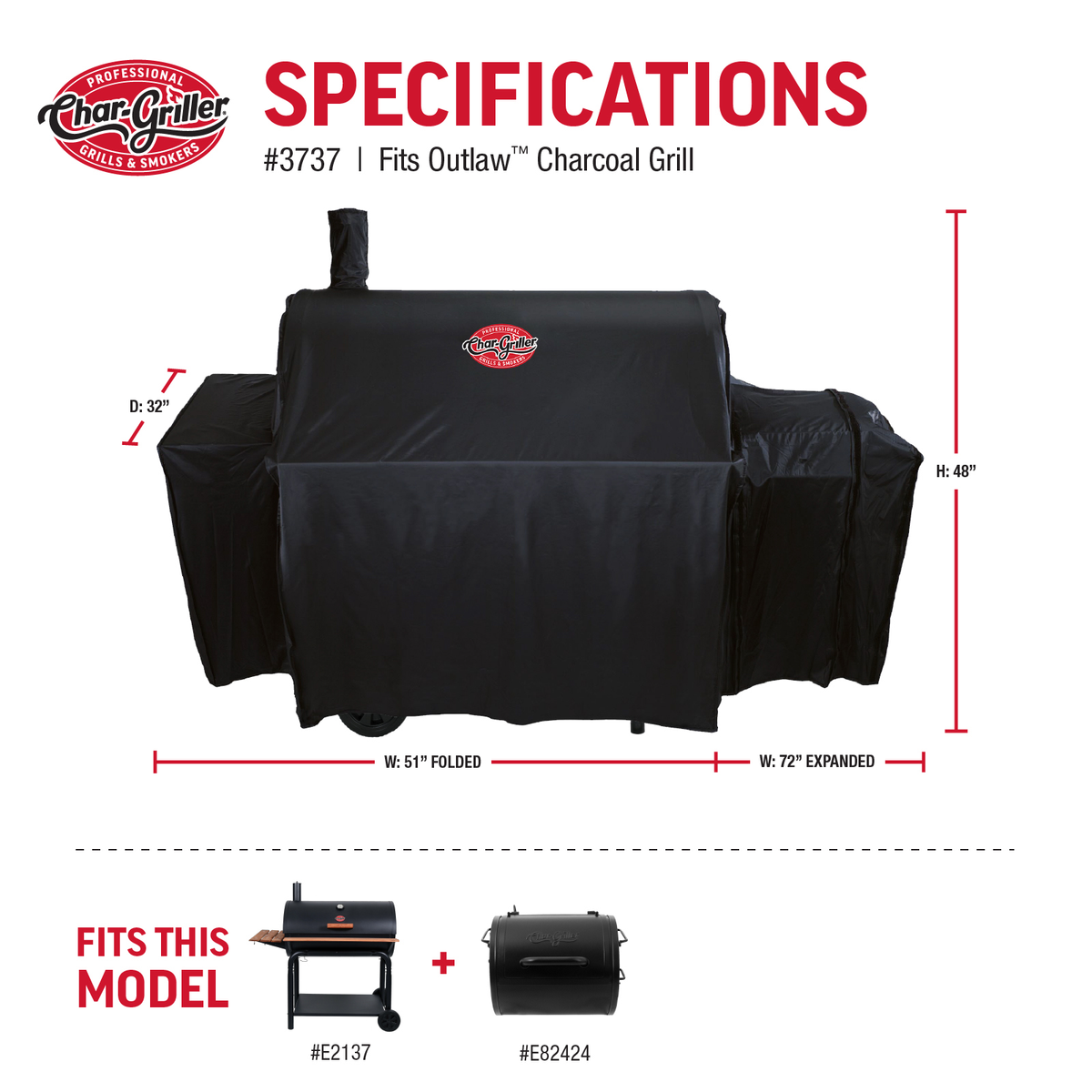 32-Inch Barrel Grill Cover