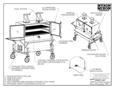 H2O Water Smoker - Myron Mixon Smokers-48