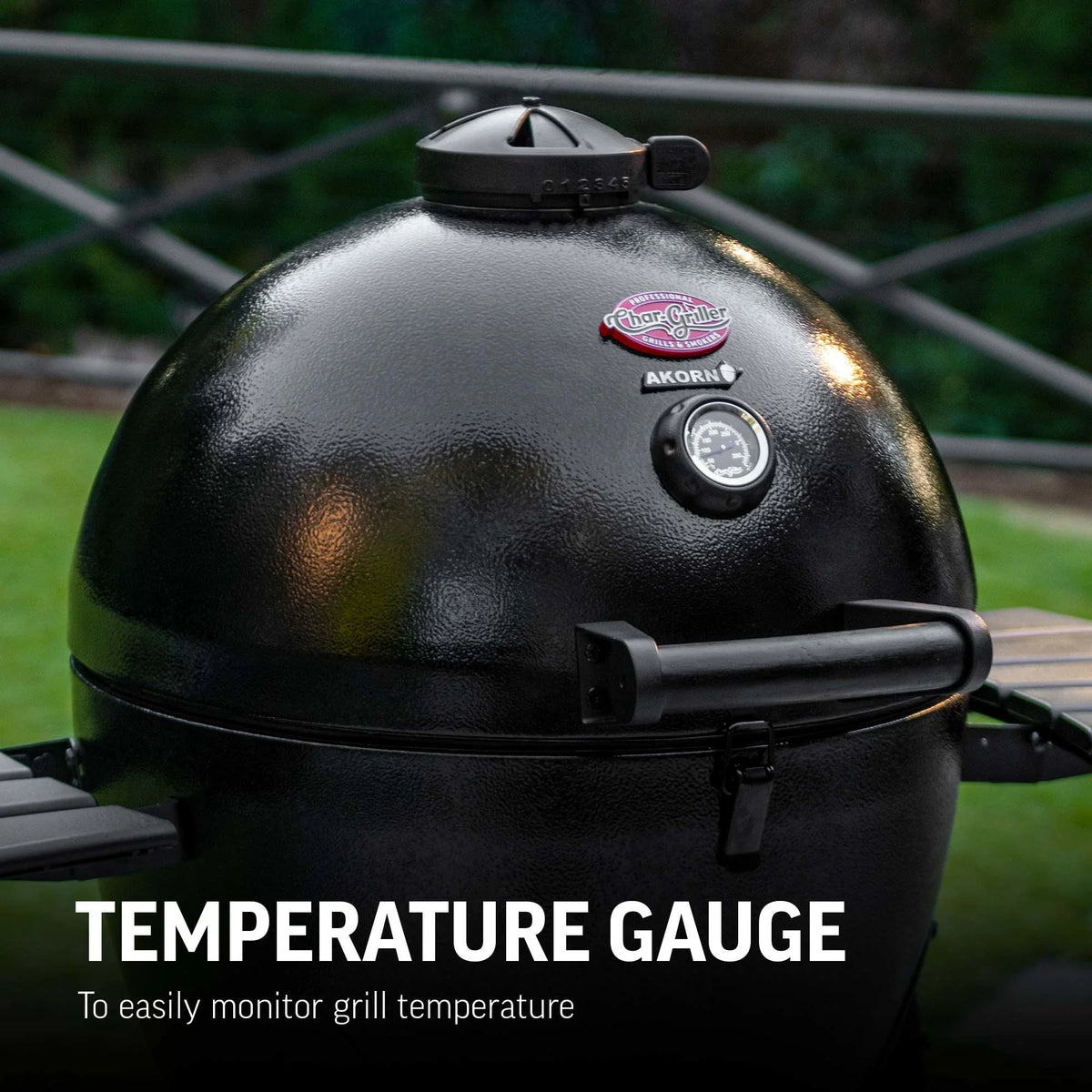 AKORN® Kamado Charcoal Grill, Black