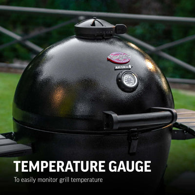 AKORN® Kamado Charcoal Grill, Black