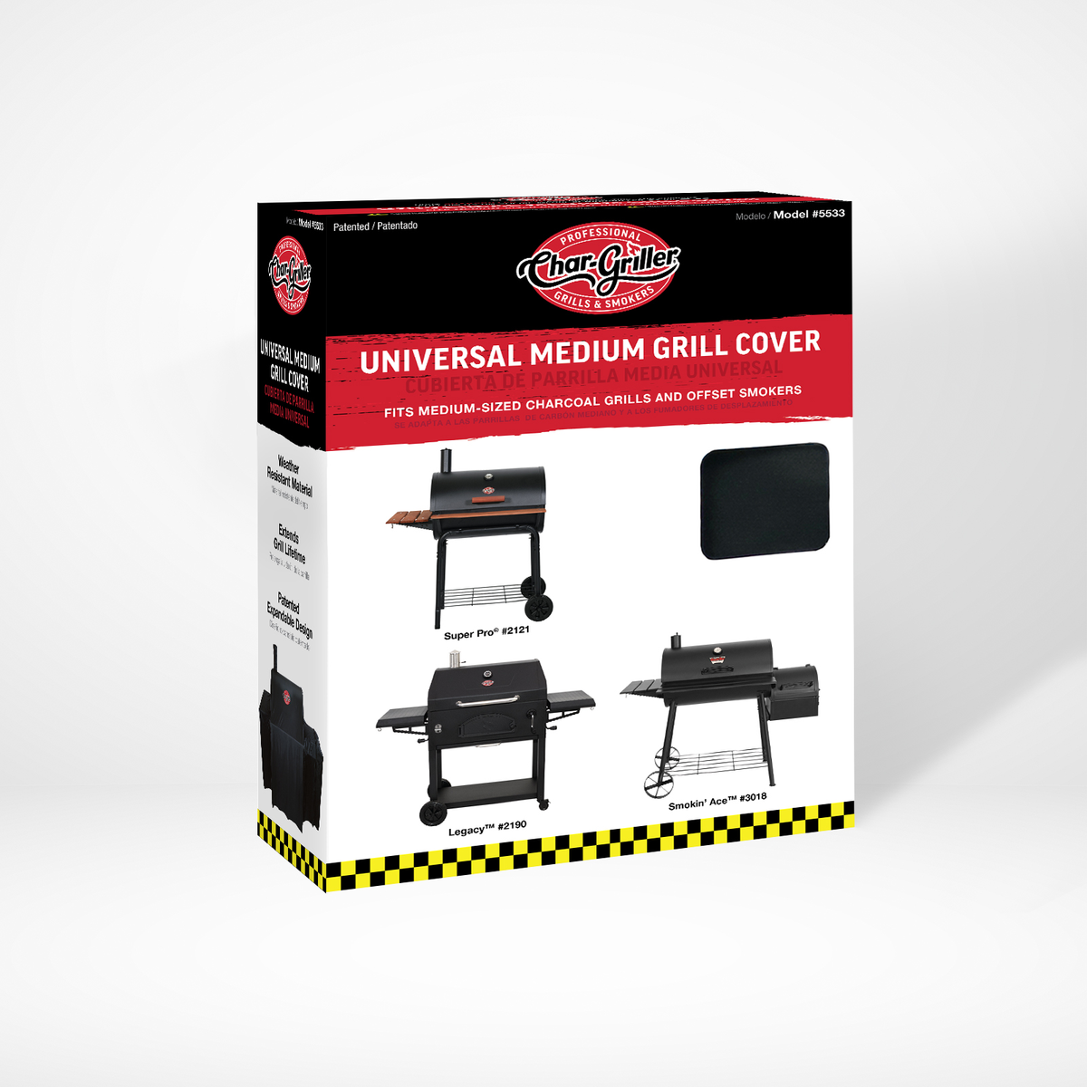 Char-Griller Universal Grill Cover