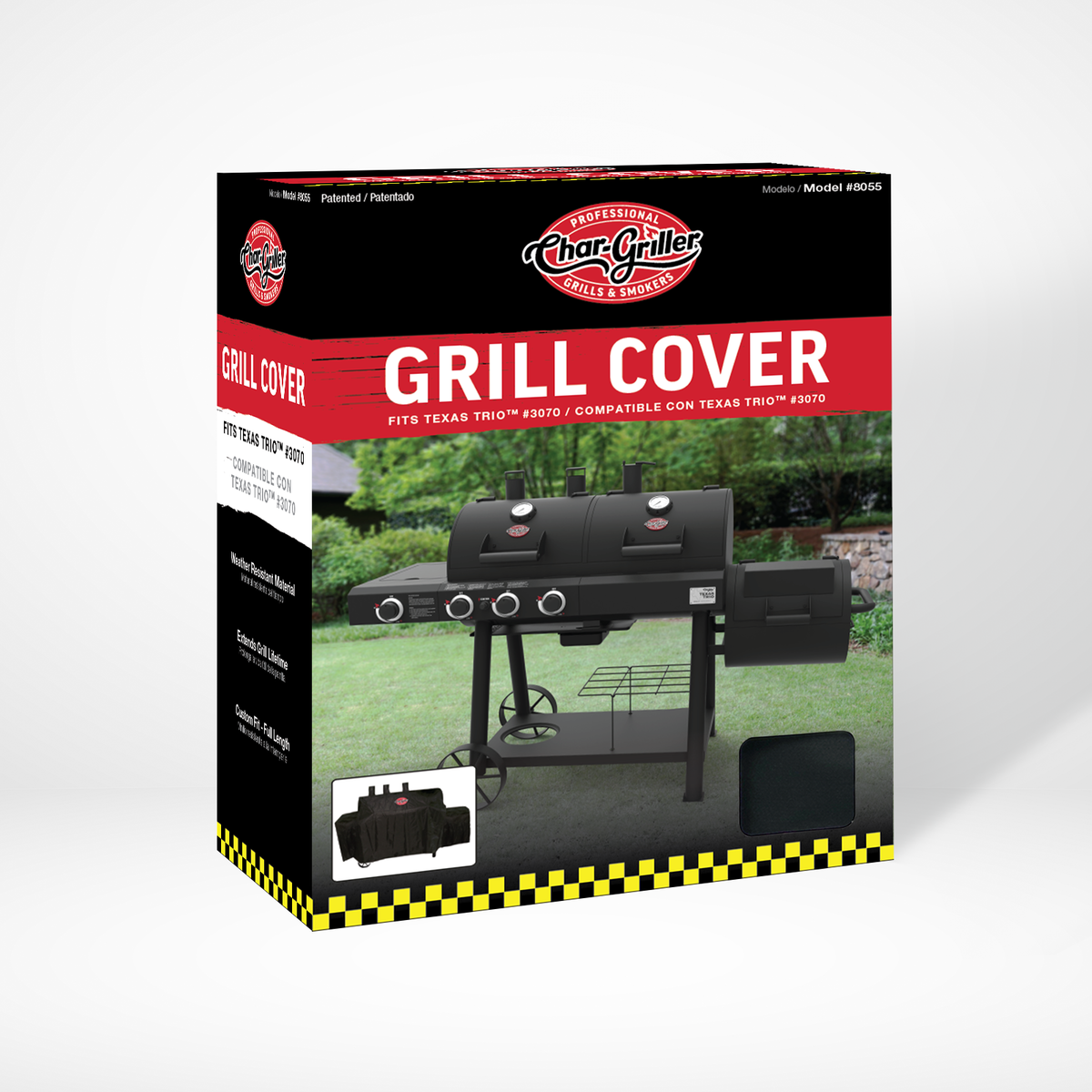 Texas Trio® Gas & Charcoal Grill Cover
