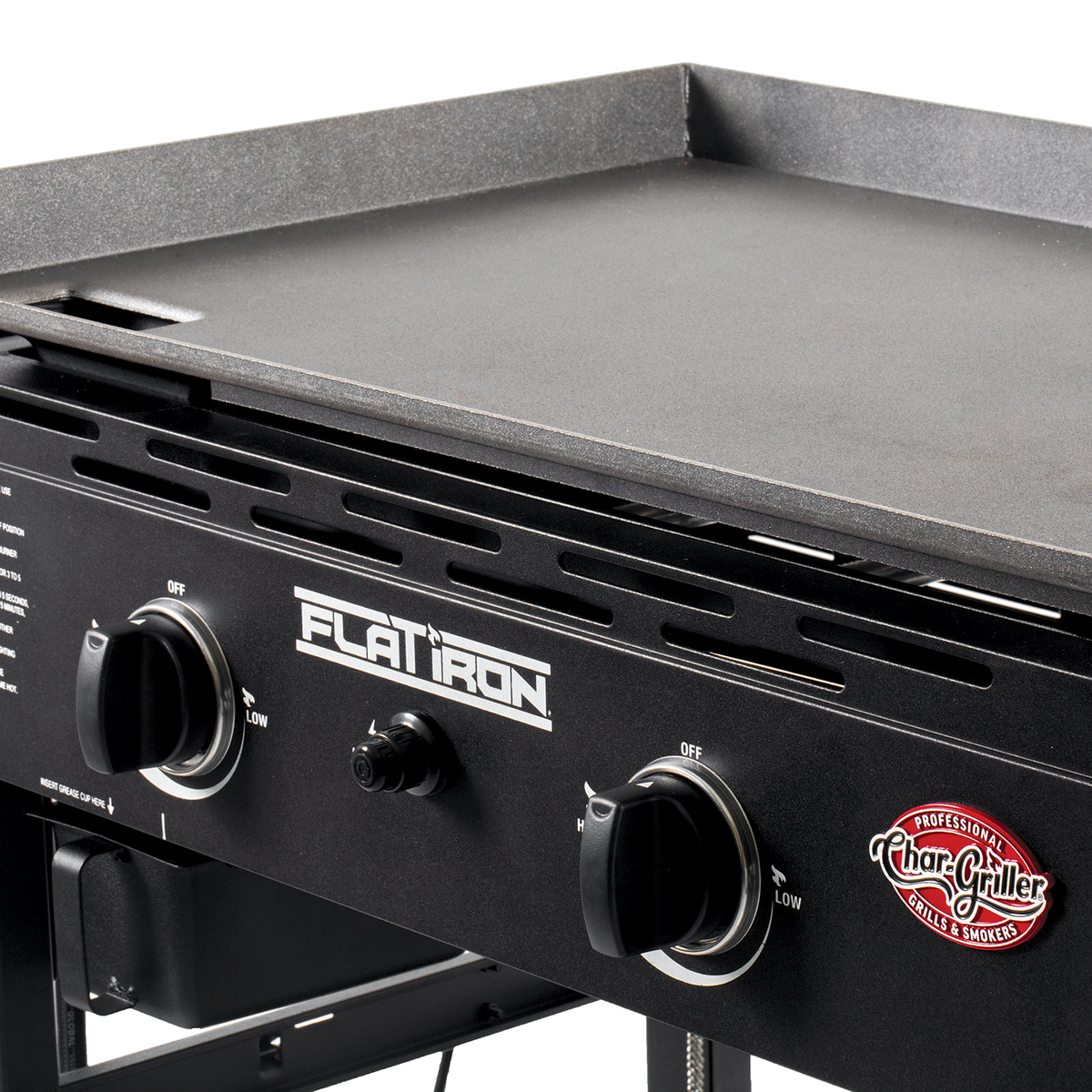 2-Burner Flat Iron® Gas Griddle, Covers, and Starter Kit Bundle