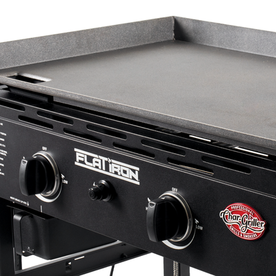 2-Burner Flat Iron® Gas Griddle, Covers, and Starter Kit Bundle