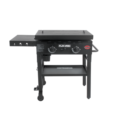 2-Burner Flat Iron® Gas Griddle, Covers, and Starter Kit Bundle