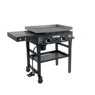 2-Burner Flat Iron® Gas Griddle with Lid