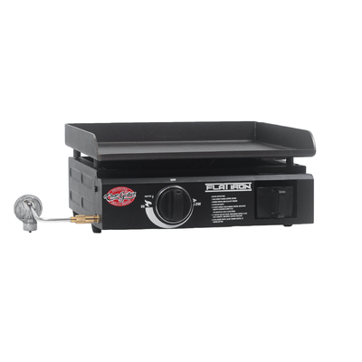 Flat Iron® Portable Gas Griddle, Cover, and Griddle Stand Bundle