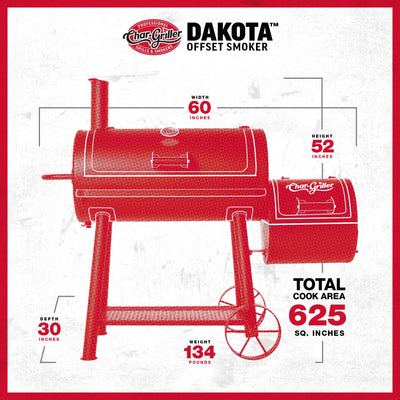 Char-Griller Dakota™ Offset Smoker