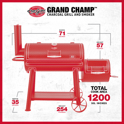 Grand Champ™ Offset Smoker