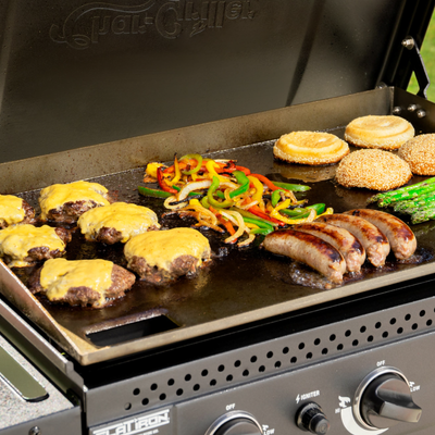 3-Burner Flat Iron® Gas Griddle (Black)