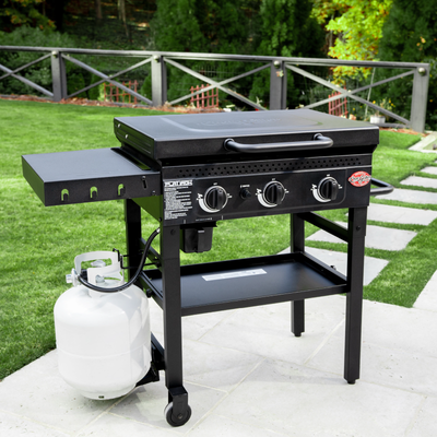 3-Burner Flat Iron® Gas Griddle (Black)