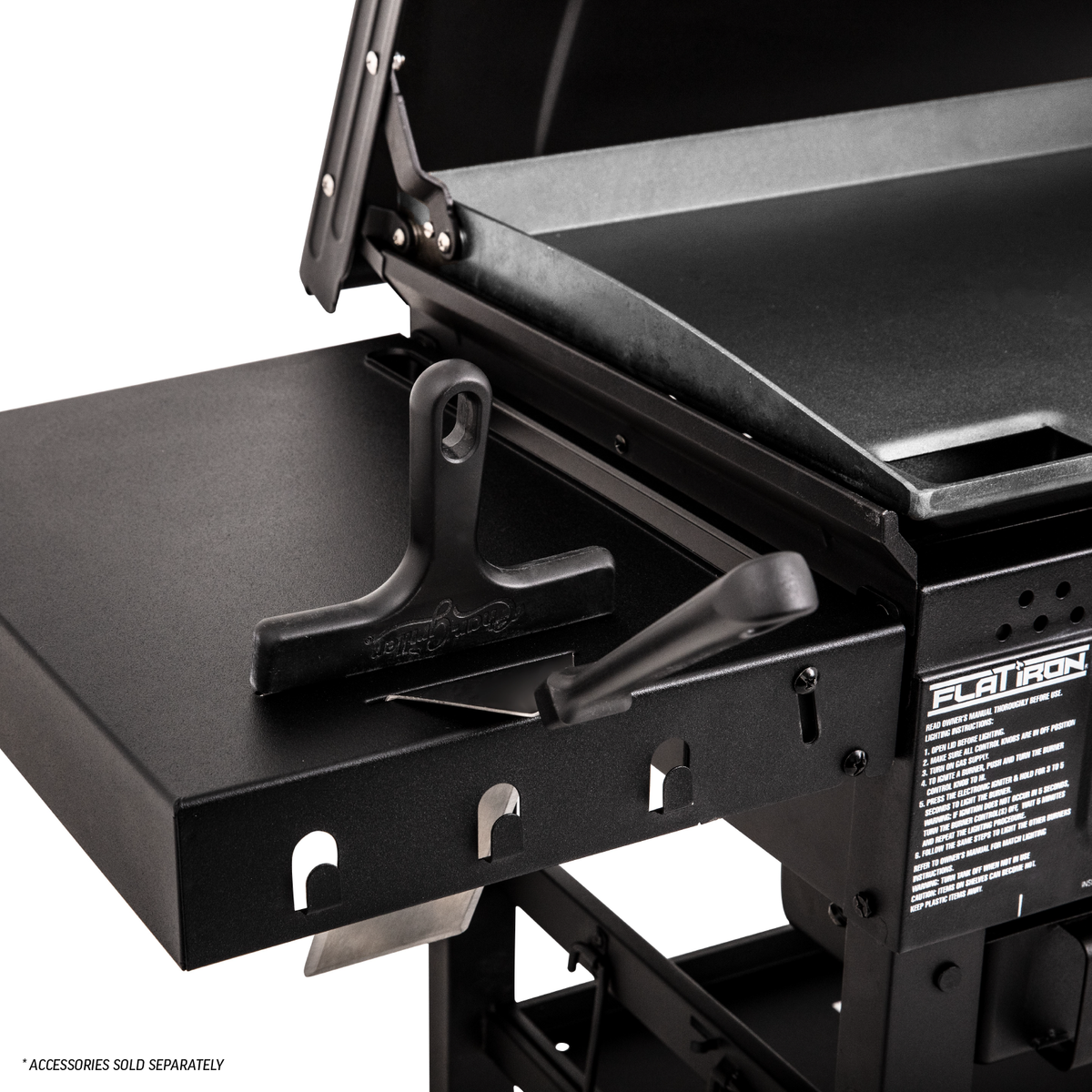 3-Burner Flat Iron® Gas Griddle (Black)
