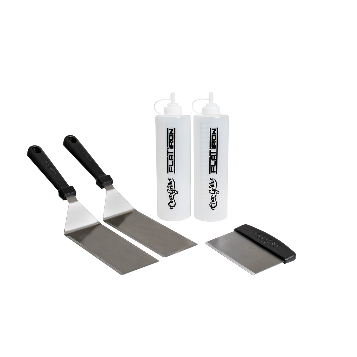 2-Burner Flat Iron® Gas Griddle, Covers, and Starter Kit Bundle