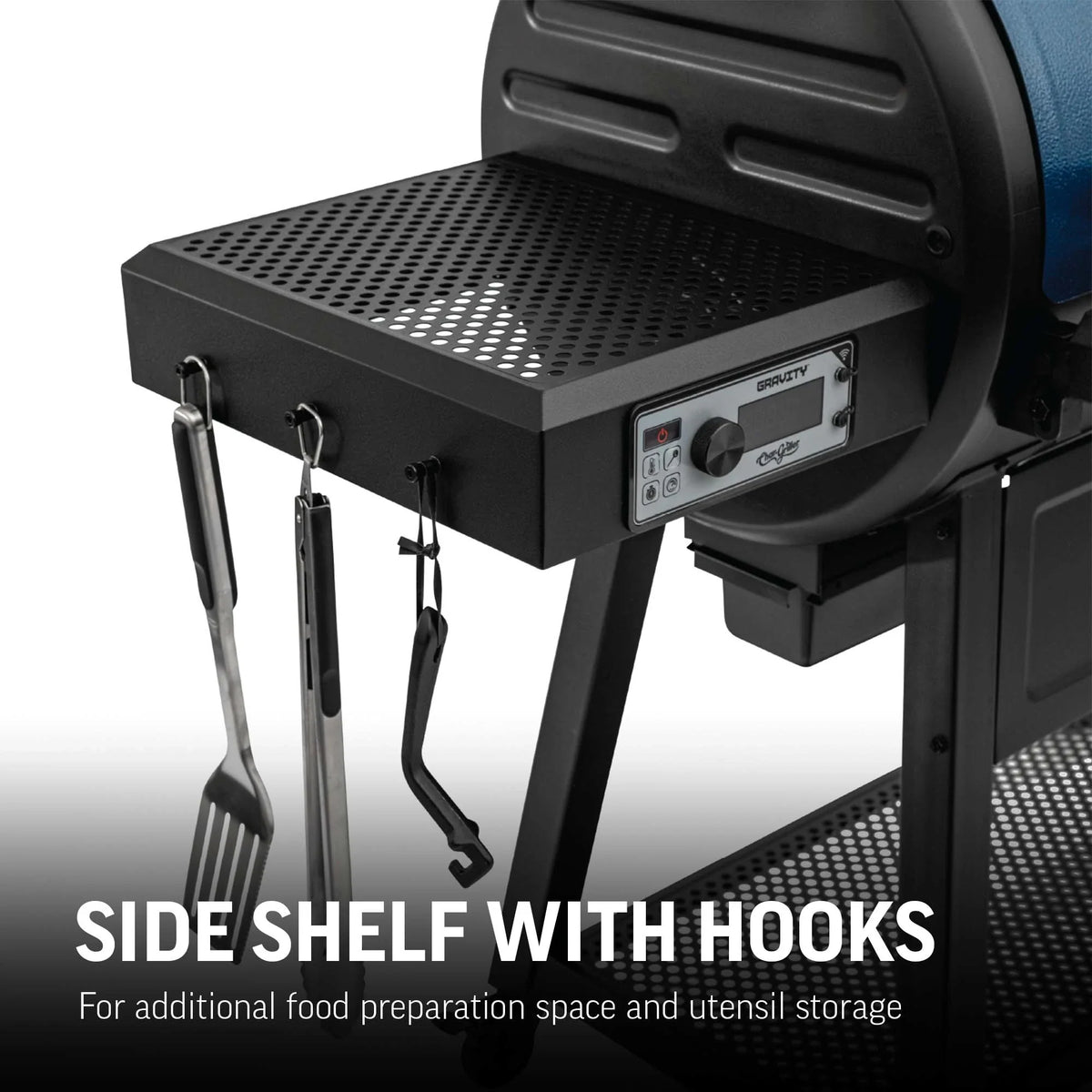 Gravity Fed 980 Charcoal Grill in Red
