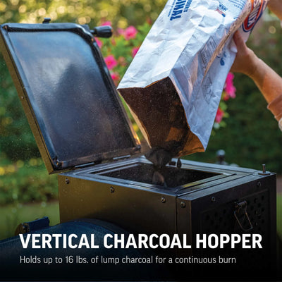 Gravity Fed 980 Charcoal Grill in Red