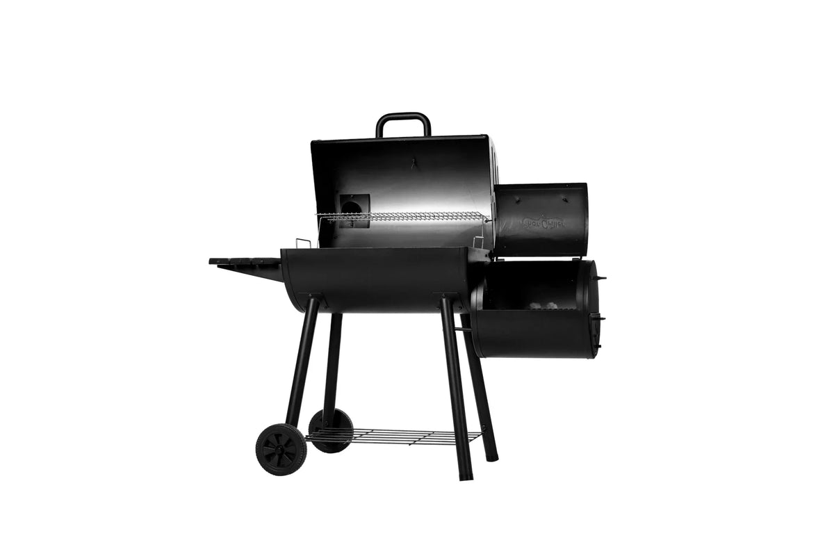 Smokin' Pro™ Barrel Grill and Offset Smoker