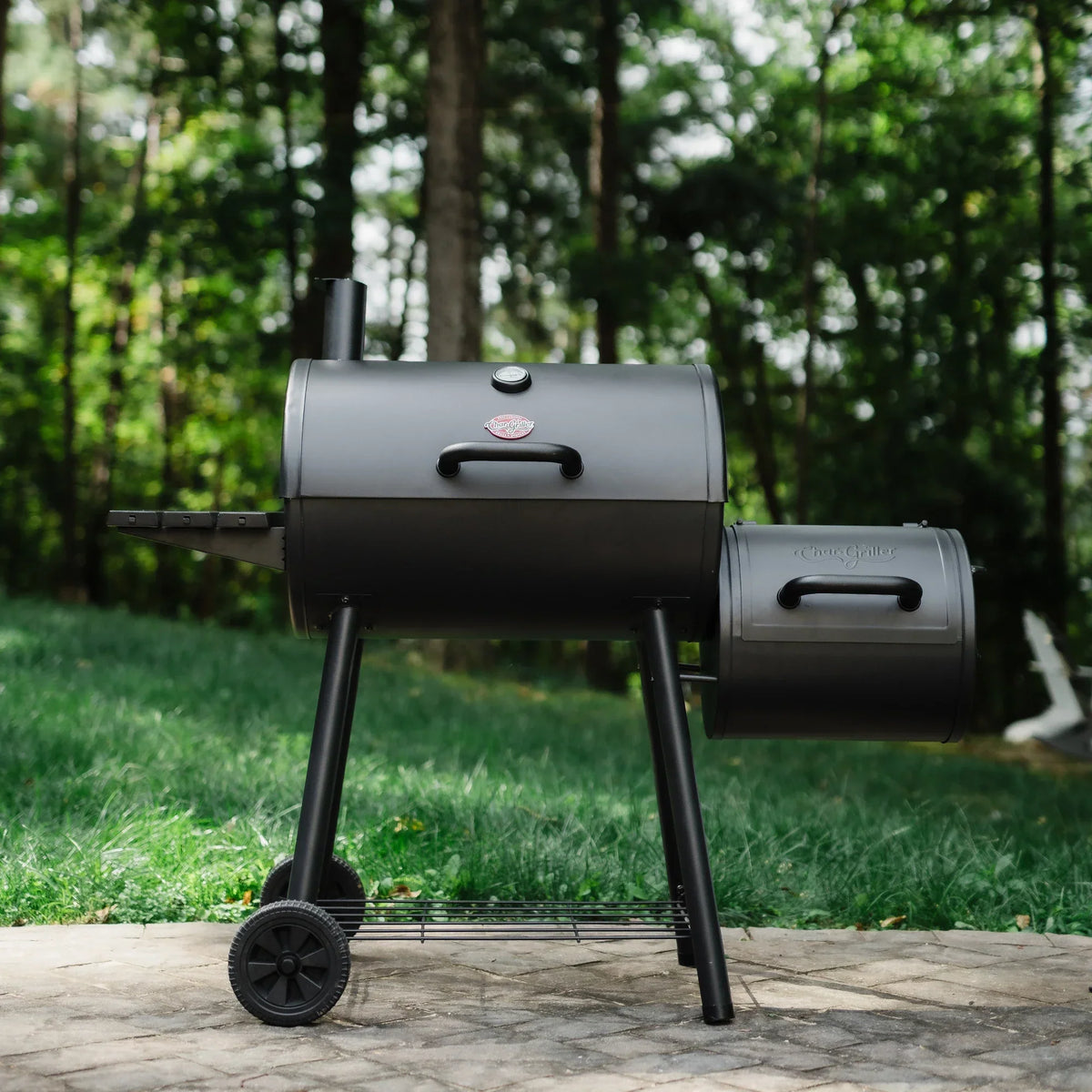 Smokin' Pro™ Barrel Grill and Offset Smoker