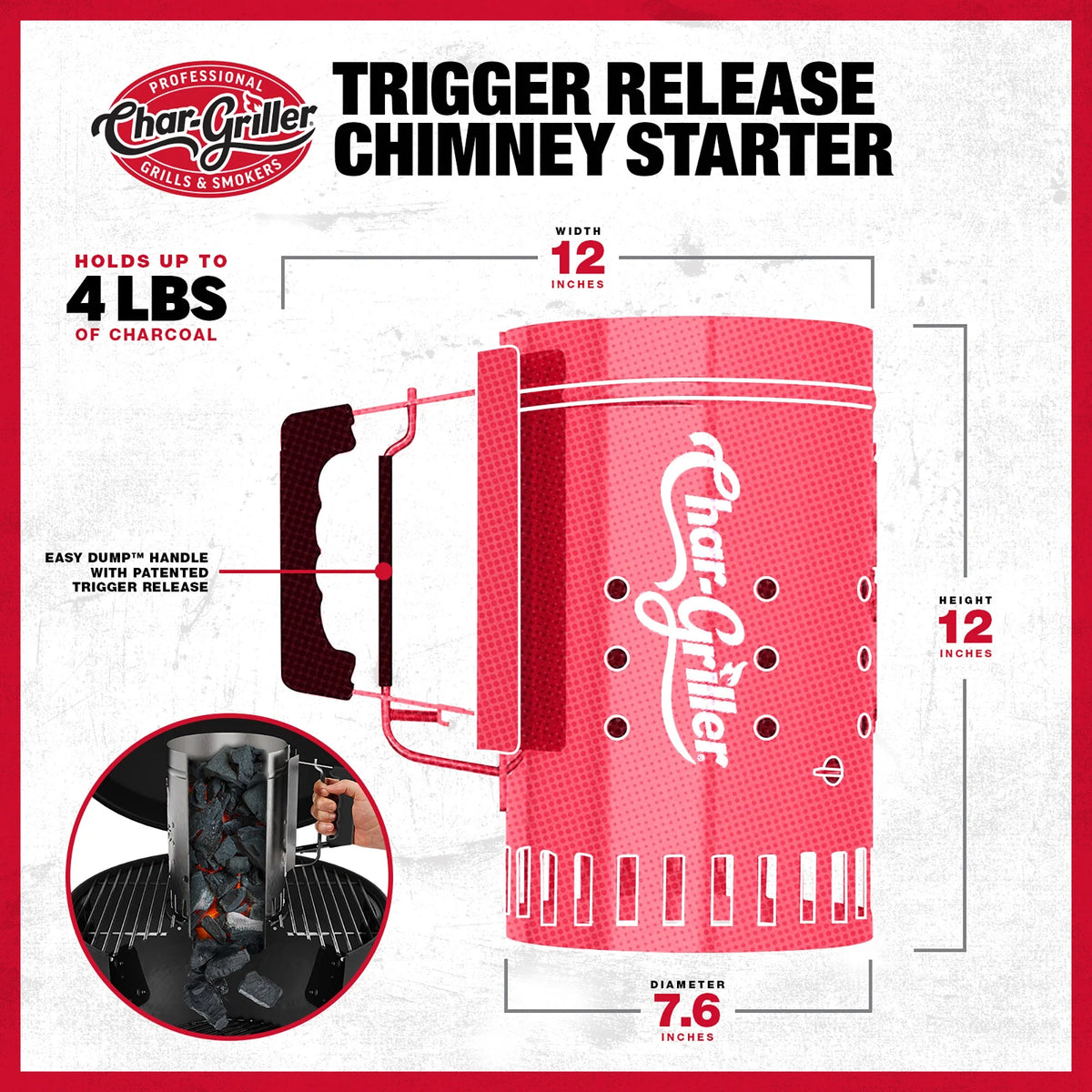 Trigger Release Chimney Starter