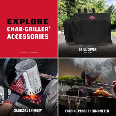 Dual-Fuel Pro™ 3-Burner Gas and Charcoal Grill and Smoker